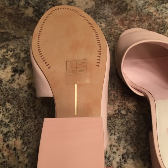 Dolce Vita Juels Leather Light Blush Sandals - Picture 3 of 6